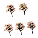 Pack of 5PCS Micro Landscape Decorations Mini Resin Ornament Garden DIY Tree Statue Home Garden Outdoor Decor Accessory