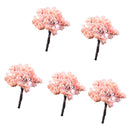 Pack of 5PCS Micro Landscape Decorations Mini Resin Ornament Garden DIY Tree Statue Home Garden Outdoor Decor Accessory