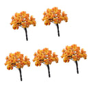Pack of 5PCS Micro Landscape Decorations Mini Resin Ornament Garden DIY Tree Statue Home Garden Outdoor Decor Accessory