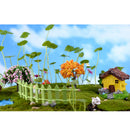 Pack of 5PCS Micro Landscape Decorations Mini Resin Ornament Garden DIY Tree Statue Home Garden Outdoor Decor Accessory