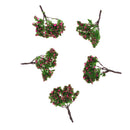 Pack of 5PCS Micro Landscape Decorations Mini Resin Ornament Garden DIY Tree Statue Home Garden Outdoor Decor Accessory