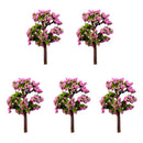 Pack of 5PCS Micro Landscape Decorations Mini Resin Ornament Garden DIY Tree Statue Home Garden Outdoor Decor Accessory