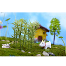 Pack of 5PCS Micro Landscape Decorations Mini Resin Ornament Garden DIY Tree Statue Home Garden Outdoor Decor Accessory