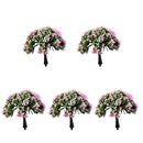 Pack of 5PCS Micro Landscape Decorations Mini Resin Ornament Garden DIY Tree Statue Home Garden Outdoor Decor Accessory