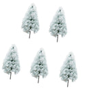 Pack of 5PCS Micro Landscape Decorations Mini Resin Ornament Garden DIY Tree Statue Home Garden Outdoor Decor Accessory