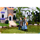 1 Pair Micro Landscape Decorations Mini Resin Ornament Garden DIY Couples