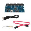 Adapter Card SATA 1 to 5 Port Converter (SATA Port Multiplier) Riser card