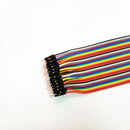 40 pieces Dupont Wire Color Jumper Cable 2.54mm 1P-1P Male to Female 20cm