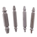 Speed Out Damaged Screw Extractor 4 piece Striped Use With any Drill Remover