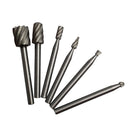 6 pieces 10PC HSS Routing Router Bits Burr Rotary Tools, Engraving, Wood Working Tools