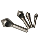 4PCS COUNTERSINK DRILL BIT SET DEBURRING METAL WOOD PLASTIC HEX SHANK 2-20mm