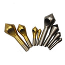4PCS COUNTERSINK DRILL BIT SET DEBURRING METAL WOOD PLASTIC HEX SHANK 2-20mm