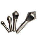 4PCS COUNTERSINK DRILL BIT SET DEBURRING METAL WOOD PLASTIC HEX SHANK 2-20mm