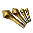 4 piece Countersink Drill Bit Counter Sink Titanium Coated Cutting Drill Set