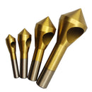4 piece Countersink Drill Bit Counter Sink Titanium Coated Cutting Drill Set