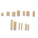 99pcs/Set Titanium Coated HSS High Speed Steel Drill Bit Set Tool 1.5mm - 10mm Drill Bit For Wood Plastic and Aluminum Copper Steel