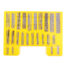 150PCS HSS STEEL DRILL BIT SET 0.4mm-3.2mm Twist Drill Kits + STORAGE CASE