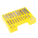 150PCS HSS STEEL DRILL BIT SET 0.4mm-3.2mm Twist Drill Kits + STORAGE CASE