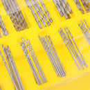 150PCS HSS STEEL DRILL BIT SET 0.4mm-3.2mm Twist Drill Kits + STORAGE CASE