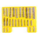 150PCS HSS STEEL DRILL BIT SET 0.4mm-3.2mm Twist Drill Kits + STORAGE CASE