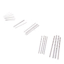 25PCS HSS STEEL TWIST DRILL BIT SET 0.5/0.6/1.0/1.2/1.5/1.8/2.0/2.35/3.0mm