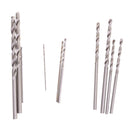 10pc/ Set HSS Twist Drill Bit Shank Drill 0.8mm-3.0mm Plastic Wood Metal Kit