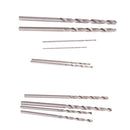 10pc/ Set HSS Twist Drill Bit Shank Drill 0.8mm-3.0mm Plastic Wood Metal Kit