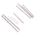 10pc/ Set HSS Twist Drill Bit Shank Drill 0.8mm-3.0mm Plastic Wood Metal Kit