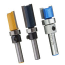 ROUTER BITS SET - 3 Pieces, 1/4'' Shank CARBIDE Tip Wood Cutting Rotary Tool