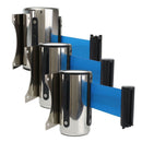 3m Heavy Duty Retractable Crowd Control Barrier Ribbon QUEUE Belts Blue