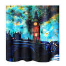 Home Hotel Bathroom Shower Room Door Window Decoration Fabric Bath Shower Curtain With 12 Hooks 9