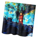 Home Hotel Bathroom Shower Room Door Window Decoration Fabric Bath Shower Curtain With 12 Hooks 9
