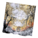 Home Hotel Bathroom Shower Room Door Window Decor Forest Tiger Print Charms Extra Long Fabric Bath Shower Curtain With 12 Hooks