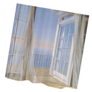 Home Hotel Bathroom Shower Room Door Window Decor balcony Print Charms Extra Long Fabric Bath Shower Curtain With 12 Hooks