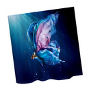 Home Hotel Bathroom Shower Room Door Window Decor Water Fairy Pattern Charms Extra Long Fabric Bath Shower Curtain With 12 Hooks