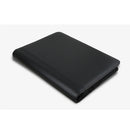 PU Zipped Executive Business Folder Soft Padded Document Organizer Folder
