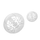 2 Piece Mini Skulls Fondant Cake Decorating Plunger Cookie Cutter Paste Mold
