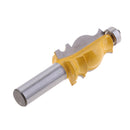 1/2'' Shank Router Bit with Bead Column/Face Molding Trimming Wood Cutter Tool for Woodworking 35mm