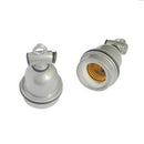 Hog Cow Edison Screw E27 Ceramic Socket Bulb Holder for Heat Lamps Aluminium
