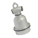 Hog Cow Edison Screw E27 Ceramic Socket Bulb Holder for Heat Lamps Aluminium