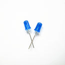 100Pieces 5mm/0.20inch Bright Components Blue LED Lamp Lens Fairy Diode Lamp Diffused Light
