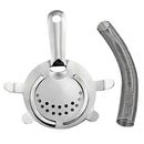 Cocktail Strainer Stainless Steel Bar Shaker Ice Strainer 4 Prong Bar Tool