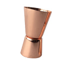 SteeL Double Jigger 2 Sided Measure Drink Whiskey Vodka Alcohol Bar Mix Gold