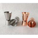 SteeL Double Jigger 2 Sided Measure Drink Whiskey Vodka Alcohol Bar Mix Gold