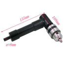 Steel Head Right Angle Drill Adapter Attachment 90 Degree Chuck Key Handle