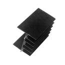 New 10pcs of Black Cooling Fin Cooler Circuit Board Heat Sink Cooler Radiator