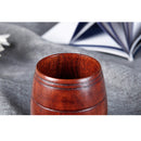 Wooden Mug Beer Cup Drink Mug Handcrafted Primitive Handmade Mug Brown 11cm