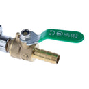 3-Way Splitter CO2 Beer Gas Manifold/Distributor 1/8" Shutoff Valves