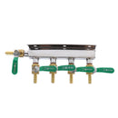 Stainless Steel Gas Distributor 4 Way Manifold CO2 Brand New 4 Way Home Brew