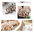 3 Sets of Dinosaurs Cookies Cutter Cut Out Sugarcraft Cake Decorating Tool